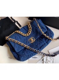 High Quality Chanel 19 Large Flap Bag AS1161 Denim 2020 AQ02089