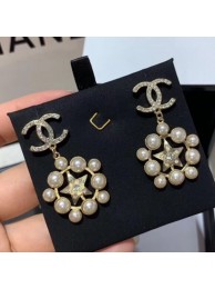 High Quality Chanel Star Pearl Short Earrings AB2335 2019 Collection AQ02641