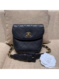 High Quality Imitation Chanel Vintage Waist/Belt Bag A80063 Black Collection AQ02209