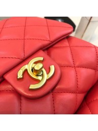 High Quality Replica Chanel Lambskin with Imitation Pearls Side Pack Bag AS0614 Red 2019 AQ00759