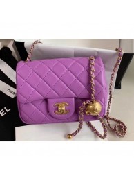 Imitation Best Chanel Pearl on Chain Classic Flap Bag AS1786 Mauve 2020 AQ04139