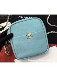 Imitation Chanel Casual Trip North/South Camera Case Bag AS0139 Light Green 2019 AQ00523
