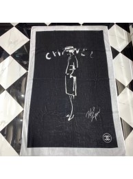 Imitation Chanel Coco Logo Beach Towel 150x95cm 2019 AQ03939