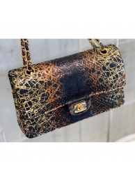 Imitation Chanel Python Classic Flap Medium Bag A1112 16 AQ01692