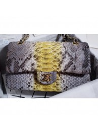 Imitation High Quality Chanel Python Classic Flap Medium Bag A1112 09 AQ01666