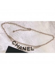 Knockoff Chanel 'CHANEL' Waist Chain Black/Gold 2018 AQ02369