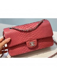 Knockoff Chanel Python Classic Flap Medium Bag A1112 58 AQ00644