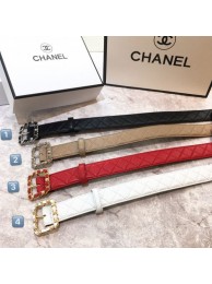 Knockoff Chanel Quilted Lambskin Belt 30mm with Pearl Chain Framed Buckle 2019 Collection AQ03329