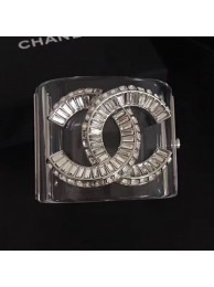 Knockoff Chanel Resin Crystal CC Cuff Bracelet 01 2019 Collection AQ02511