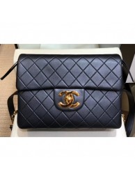 Knockoff Chanel Vintage Flap Backpack Bag Black 2019 AQ00927