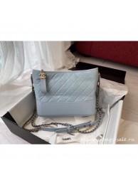 Knockoff Top Chanel gabrielle hobo bag A93824 light blue AQ03751