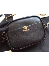 Replica Chanel Casual Trip Small Camera Case Bag AS0137 Black 2019 AQ02799