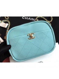 Replica Chanel Casual Trip Small Camera Case Bag AS0137 Light Green 2019 AQ01934