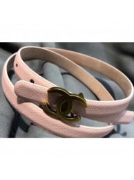 Replica Chanel CC Belt 15mm Width Pink 2018 AQ02081