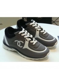 Replica Chanel Lycra Sneakers G34765 Gray 2019 AQ00548