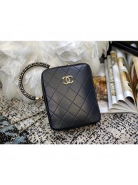 Replica Chanel Original Small Sheepskin camera bag AS1753 black AQ03146