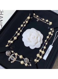 Replica Chanel Pearl CC Long Necklace Blue 2019 Collection AQ01572