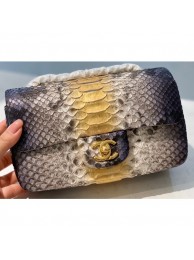 Replica Chanel Python Classic Flap Small Bag A1116 10 AQ02144