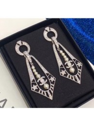 Replica Chanel Silver Crystal Earrings 56 2020 Collection AQ02125