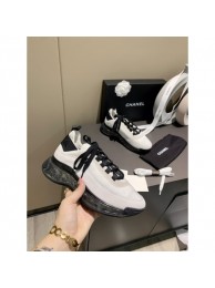 Replica Chanel Suede Calfskin, Velvet & Grosgrain Gray/light blue G36299 Sneakers 10mm 2020 Collection 01 AQ03757