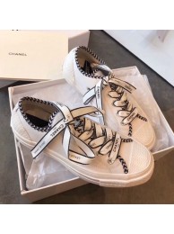 Replica Chanel x Converse Logo Laces Sneakers White 2019 Collection AQ03266